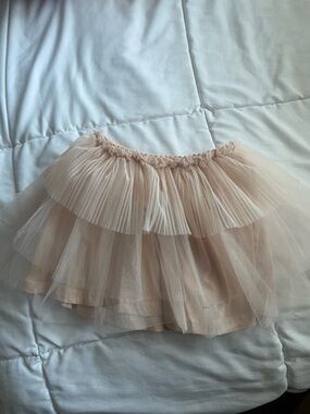 Zara Pale Pink Layered Tulle Skirt